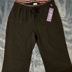 New with tags. Black heartsoul scrub set